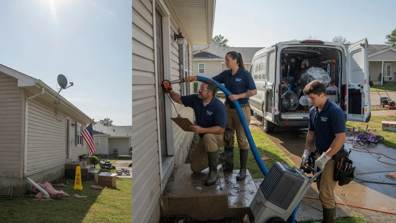 Ceiling Water Damage Restoration in Bluffton, AR near me